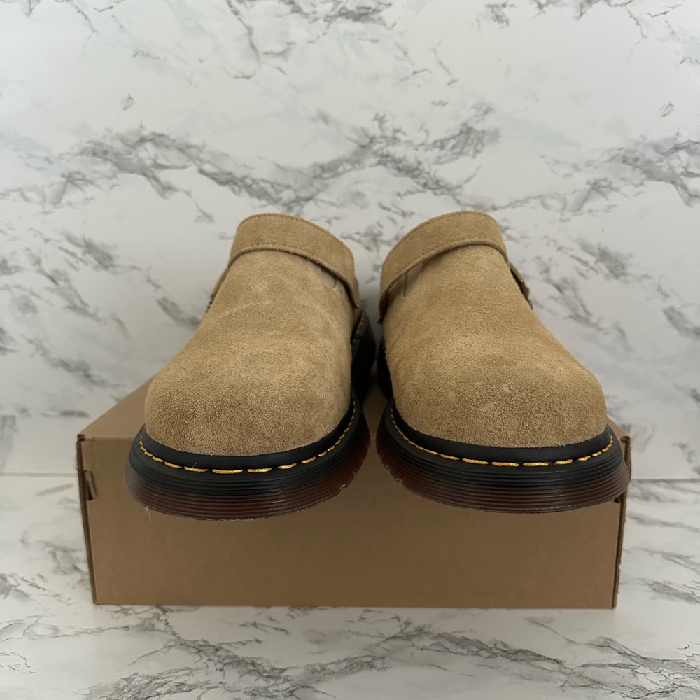 Dr. Martens Isham Charles Stead Suede Mules Slip On Shoes Casual Doc Men’s Sizes - Picture 5 of 9